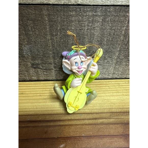 Disney Grolier Angel Dopey Ornament Christmas Magic Snow White In Box - Picture 1 of 4